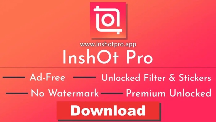 Link Download InShot Pro mod APK
