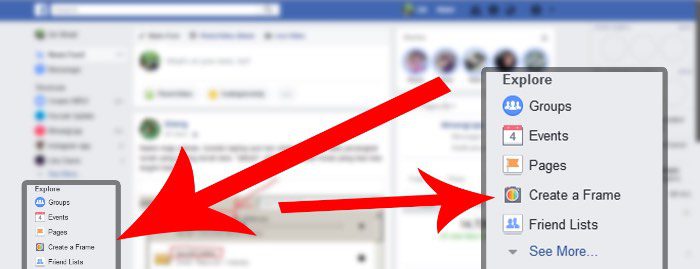silakan membuka halaman penyedia bingkai atau frame yang ada di Facebook cara bikin frame di Facebook 