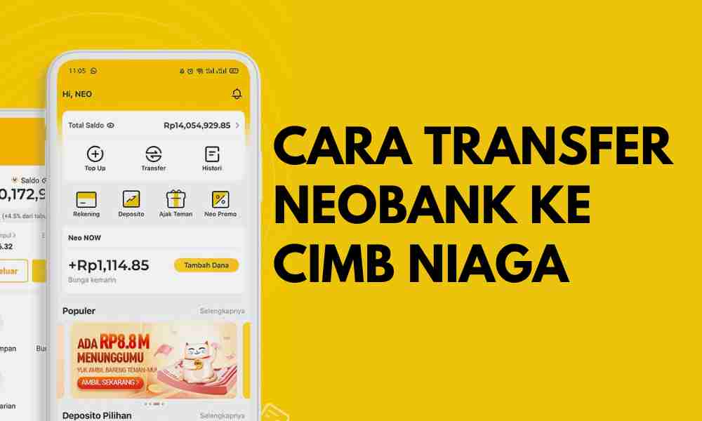 Cara Transfer Neobank ke CIMB Niaga
