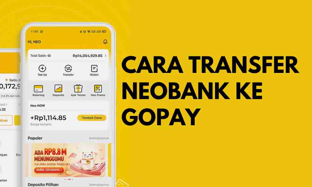 Cara Transfer Neobank ke Gopay