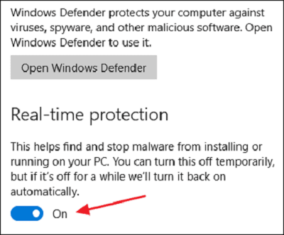 Nonaktifkan Windows Defender