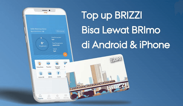 Top Up Brizzi Lewat Brimo