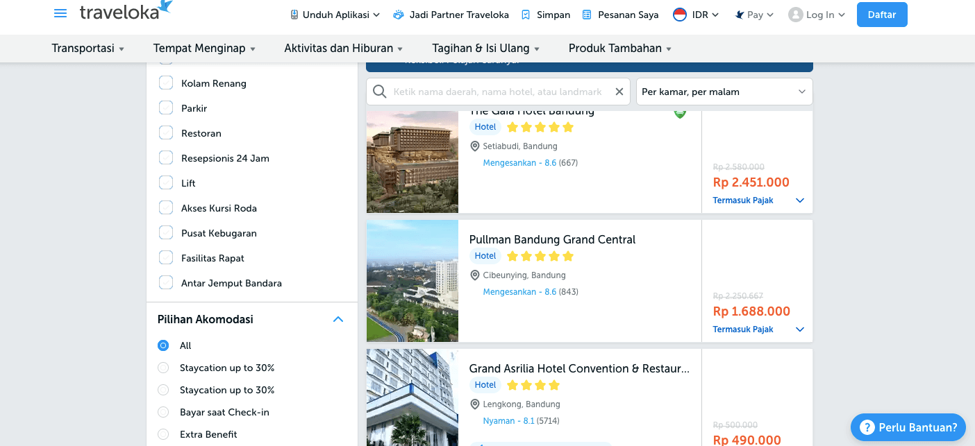 Aplikasi Booking Hotel Terbaik di Android dan iPhone