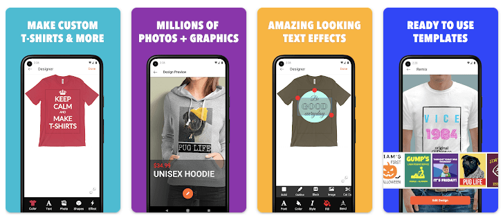 aplikasi desain kaos T-shirt design Oshirt