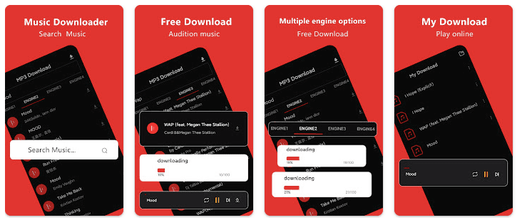 aplikasi download musik android Music Downloader, Download MP