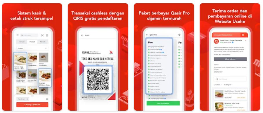 aplikasi kasir android POS Qasir