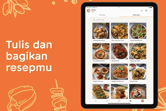 Aplikasi Resep Masakan Untuk Sehari-hari